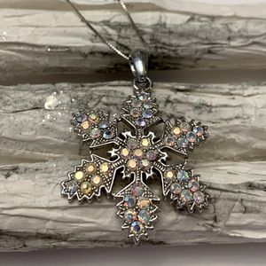 Sparkly Snowflake Pendant